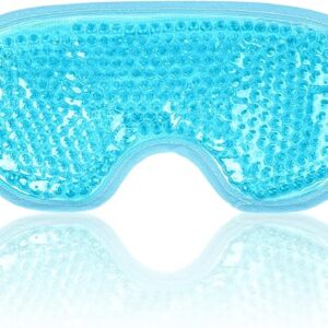 NEWGO Cooling Eye Mask for Puffy Eyes, Cold Eye Mask Eye Ice Pack for After Eyes Surgery, Tension Stress Relief, Itchy Eyes, Headaches, Dark Circles – Blue NEWGO Cooling Eye Mask for Puffy Eyes, Cold Eye Mask Eye Ice Pack for After Eyes Surgery, Tension Stress Relief, Itchy Eyes, Headaches, Dark Circles - Blue